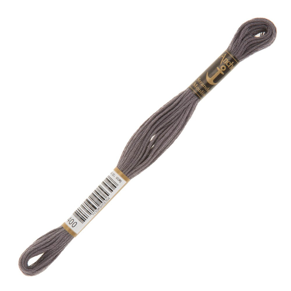 Anchor Muline 8m Gri Nakış İpliği - 0400